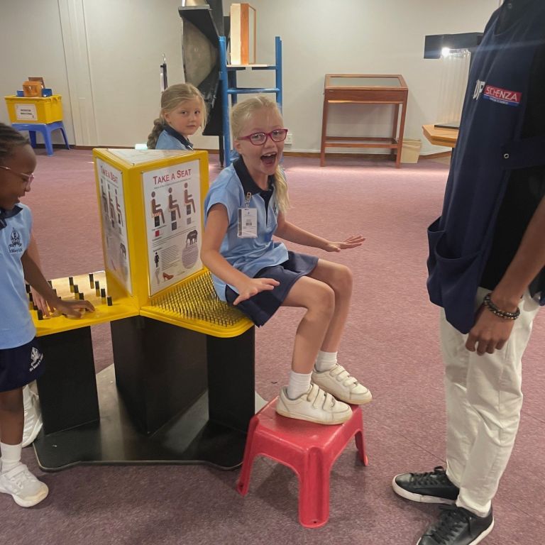 Sitting on nails Sienna